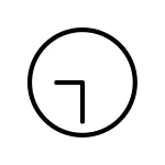 Nine Thirty SVG Icon